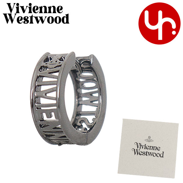 Yahoo! Yahoo!ショッピング(ヤフー ショッピング)ヴィヴィアン ウエストウッド Vivienne Westwood アクセサリー ピアス 62030052 ガンメタル ウェストミンスター シングル フープ ピアス レディース メンズ