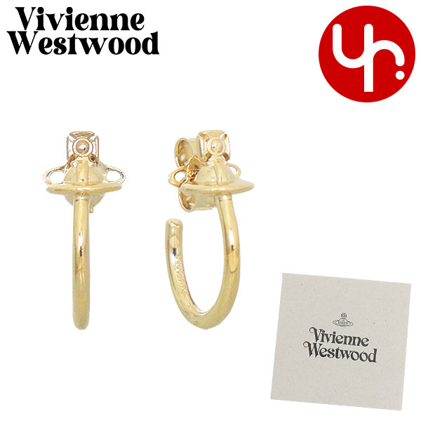 Yahoo! Yahoo!ショッピング(ヤフー ショッピング)【48時間限定ポイント10％】ヴィヴィアン ウエストウッド Vivienne Westwood アクセサリー ピアス #6203008C ゴールド ヴェラ オーブ フープ ピアス