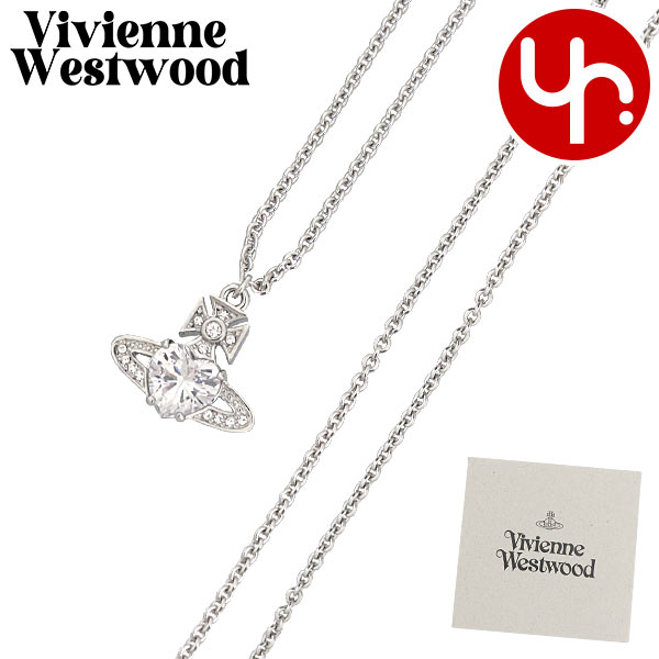 Yahoo! Yahoo!ショッピング(ヤフー ショッピング)【72時間限定ポイント10％】ヴィヴィアン ウエストウッド Vivienne Westwood アクセサリー ネックレス #6302038Y Pシルバー×ホワイトクリア オーブ