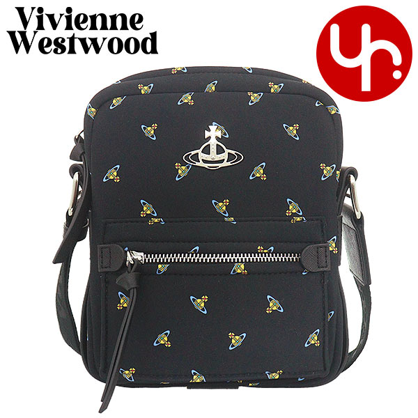 ヴィヴィアン ウエストウッド Vivienne Westwood バッグ ショルダーバッグ 4803000BU W00ZQ ブラック オーブ プリント クロスボディー サッチェル レディース