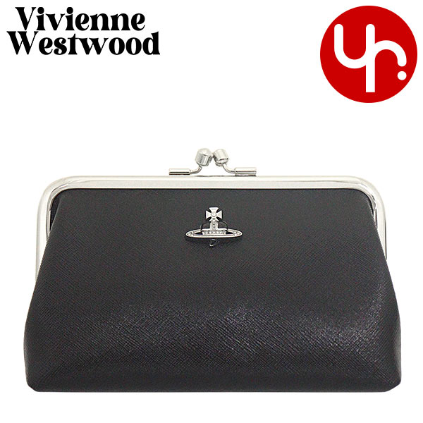 ヴィヴィアン ウエストウッド Vivienne Westwood 小物 ポーチ 52040050 42136 ブラック×オーブブラック ディアマンテ ハート オーブ レザー レディース｜import-collection-yr