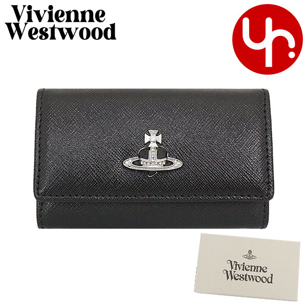 【72時間限定ポイント5％】ヴィヴィアン ウエストウッド Vivienne Westwood 小物 キーケース 51020013 42136 ブラック×オーブブラック ディアマンテ ハート オ :vw ko221222 20:インポートコレクションYR