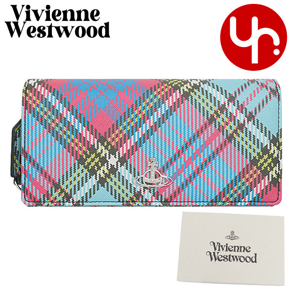 ヴィヴィアン ウエストウッド Vivienne Westwood 財布 長財布 51060025 S000V マックアンディタータン バイオグリーン  ヴィーガン レザー ウォレット レディース