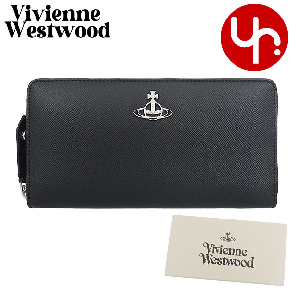 ヴィヴィアン ウエストウッド Vivienne Westwood 財布 長財布 51050052 42093 ブラック ケント PVC レザー ロング ジップ ウォレット レディース メンズ :vw ko240104 5:インポートコレクションYR