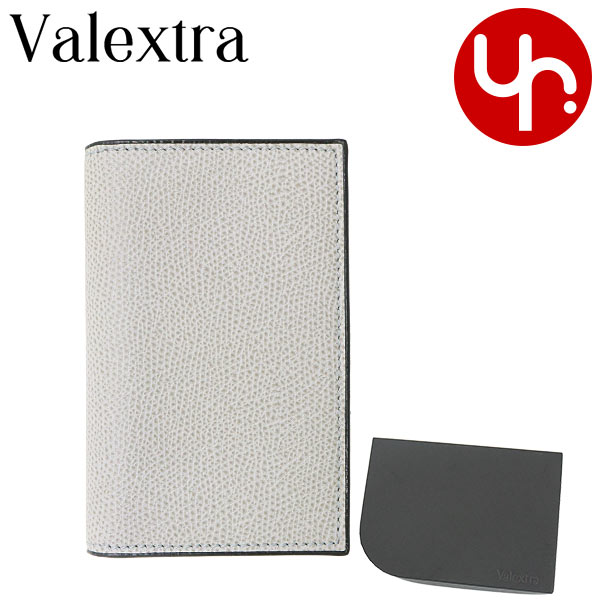 ヴァレクストラ Valextra 小物 カードケース V8L03 028 アッシュグレー カーフ レザー カードケース メンズ｜import-collection-yr