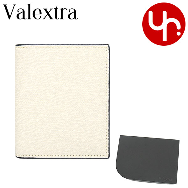 ヴァレクストラ Valextra 財布 二つ折り財布 V8N06 028 オイスター(オイスターグレー) ３カードケース コンパクト バイフォールド ウォレット レディース メンズ | Valextra | 02