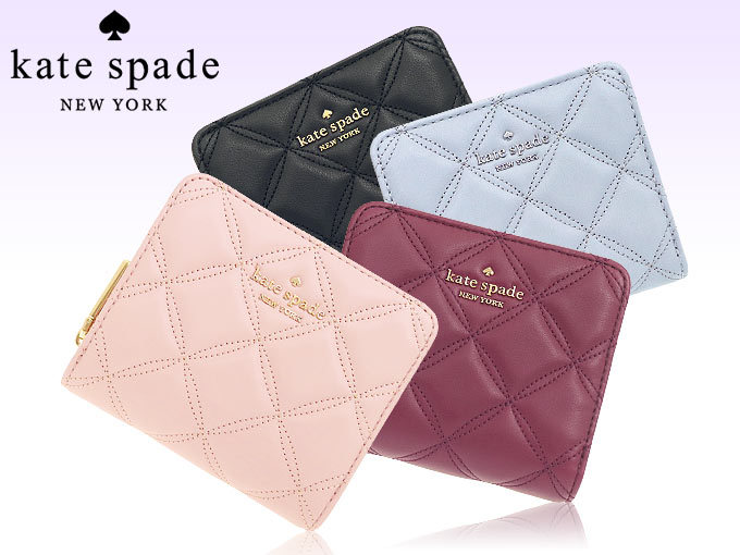 ケイトスペード kate spade 財布 二つ折り財布 WLR00646 ブラック