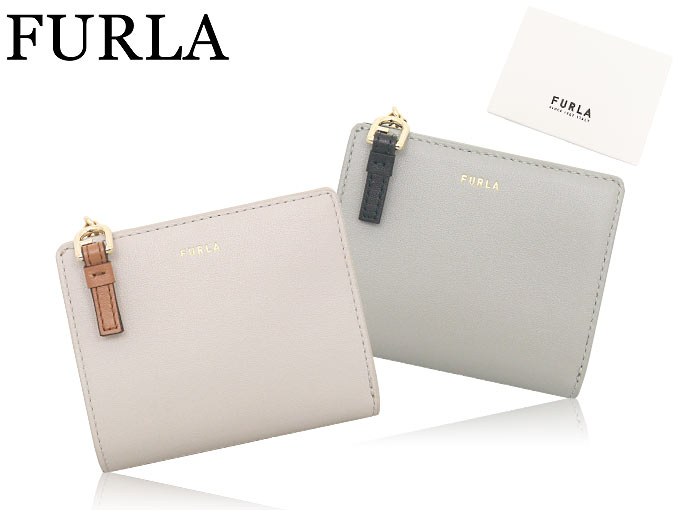 フルラ FURLA 財布 二つ折り財布 WP00451 BX2725 セネレ ネロ×ソイル フルラ ヌヴォラ コントラストカラー レザー スモール コンパクトウォレット レディース | FURLA | 03