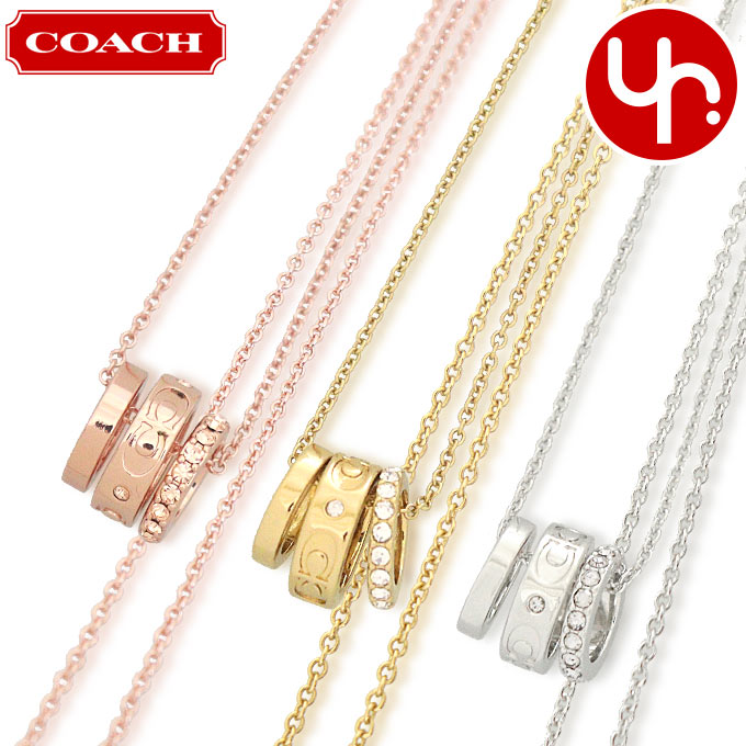 Yahoo! Yahoo!ショッピング(ヤフー ショッピング)コーチ COACH アクセサリー ネックレス FCI902 CI902 シグネチャー ロンデル ネックレス アウトレット レディース