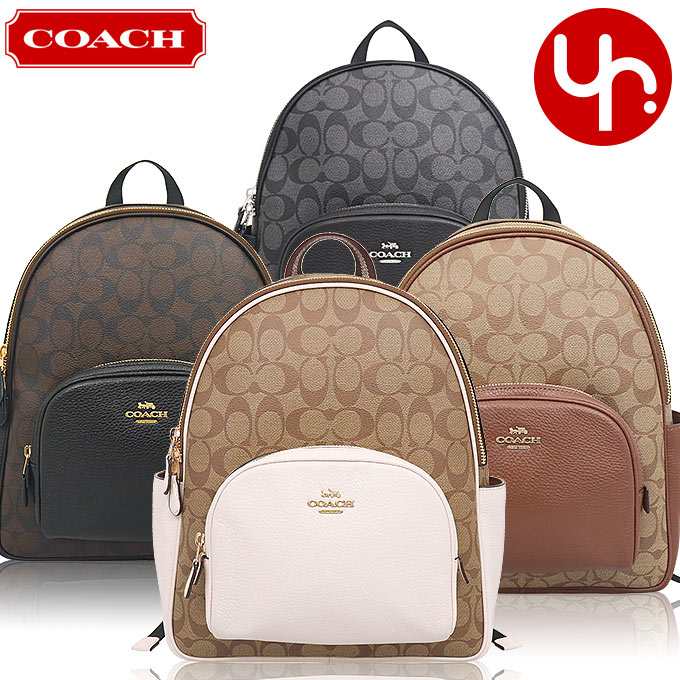 【48時間限定ポイント2％】コーチ COACH バッグ リュック F05671 5671 ラグジュアリー シグネチャー PVC レザー コート バックパック アウトレット レディース｜import-collection-yr