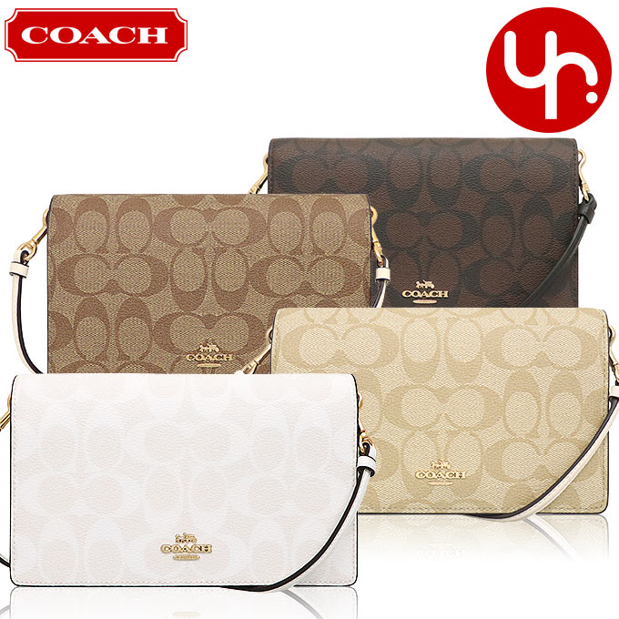 コーチ COACH バッグ ショルダーバッグ F03036 3036 シグネチャー PVC レザー クラッチ クロスボディー アウトレット レディース｜import-collection-yr