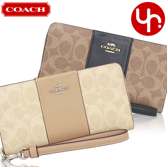 コーチ COACH 財布 長財布 FCW947 CW947 シグネチャー キャンバス レザー ロング ウォレット （ストラップ付き） アウトレット  レディース : me-co-ko241025-3 : インポートコレクションYR - 通販 - Yahoo!ショッピング