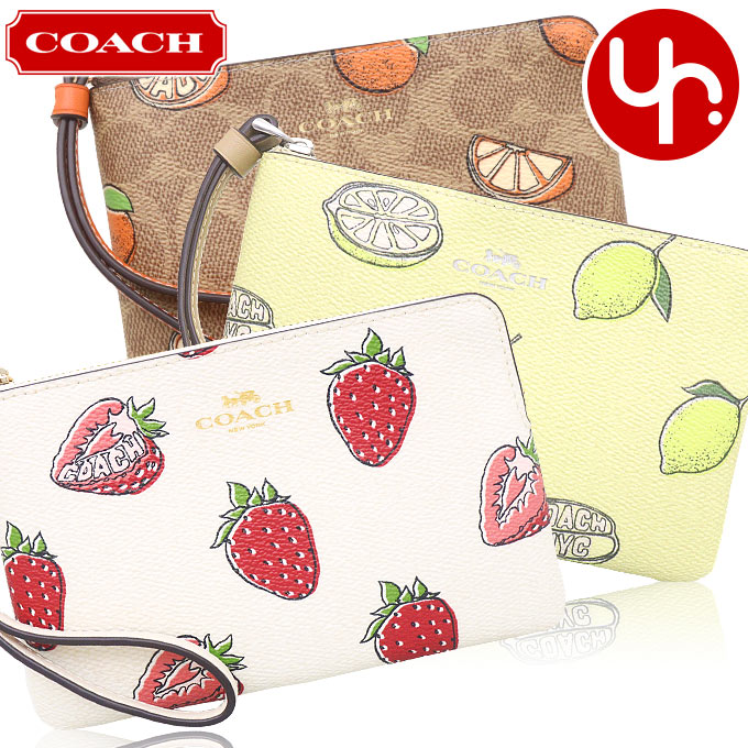 Yahoo! Yahoo!ショッピング(ヤフー ショッピング)【48時間限定ポイント5％】コーチ COACH 小物 ポーチ FCBB80 CBB80 FCBB81 CBB81 FCBB82 CBB82 コーテッド キャンバス プリ  アウトレット レディース