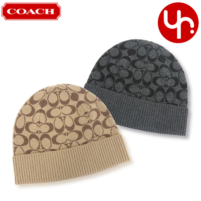楽天市場】コーチ COACH 小物 ニット帽 ニット シグネチャー