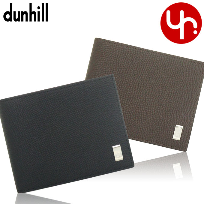 ダンヒル Dunhill 財布 二つ折り財布 DU22R2P10PS プレーン PVC メタル