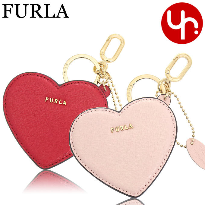 フルラ FURLA アクセサリー キーホルダー WR00239 AX0732 ラブリー ハート キーリング ウイズ ミラー レディース