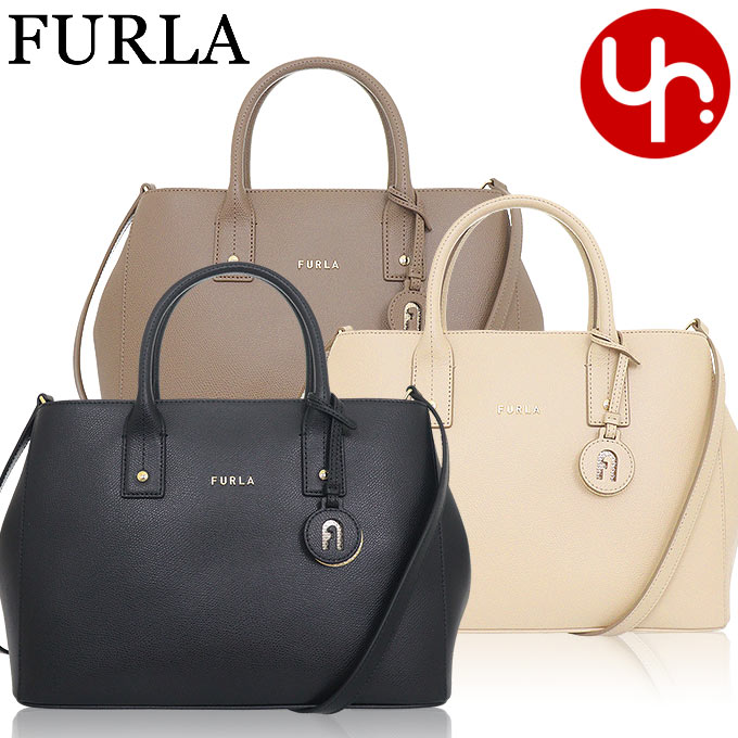 【24時間限定ポイント5％】フルラ FURLA バッグ トートバッグ WB01286 ARE000 AF000 ACERO リンダ レザー スモール  トート ショルダーストラップ付き レディース