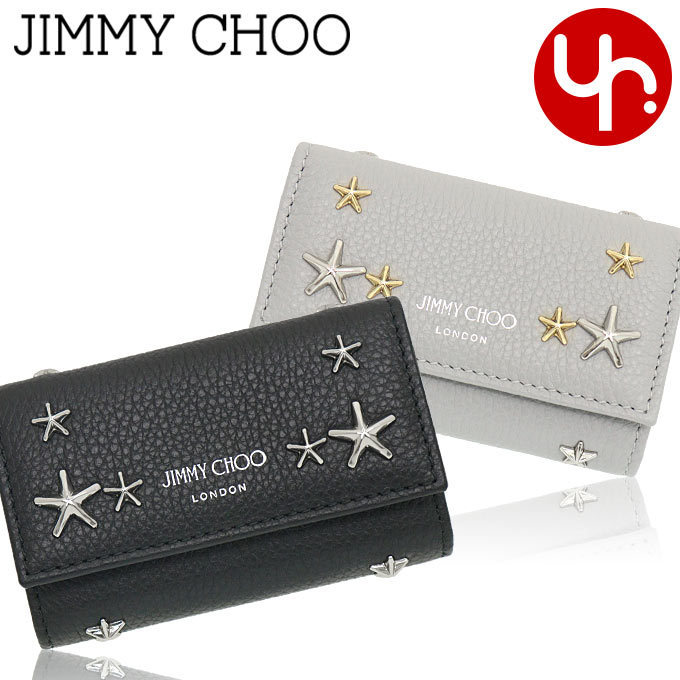 【72時間限定ポイント2％】ジミーチュウ JIMMY CHOO 小物 キーケース NEPTUNE UUF ネプチューン スタースタッズ ソフト グレイニー カーフ レザー 6連 レディー :me jc ko220421 3:インポートコレクションYR