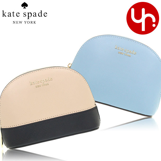 Yahoo! Yahoo!ショッピング(ヤフー ショッピング)ケイトスペード kate spade 小物 ポーチ PWRU7918 スペンサー レザー スモール ドーム コスメティック ケース レディース