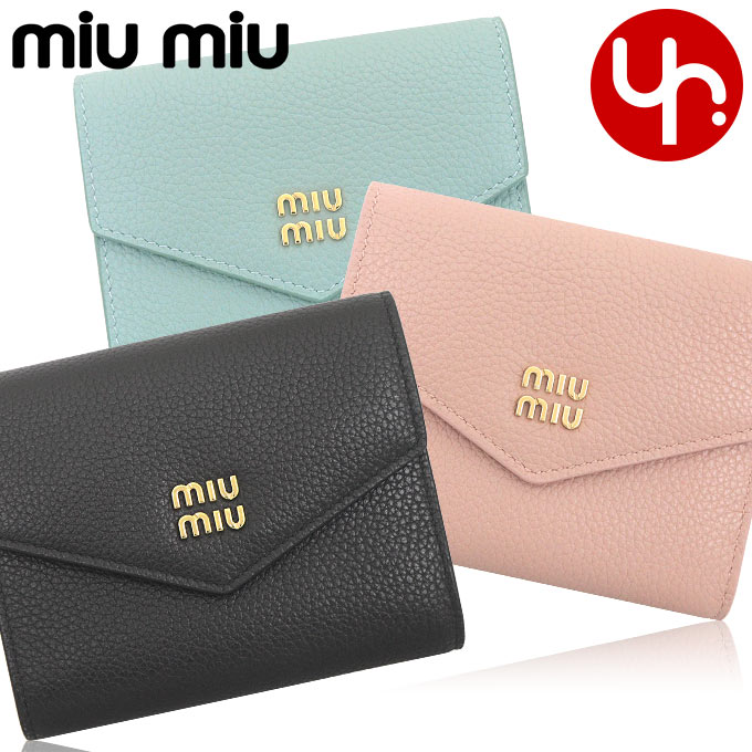 ミュウミュウ(MIUMIU) ピンク レディース二つ折り財布 | 通販