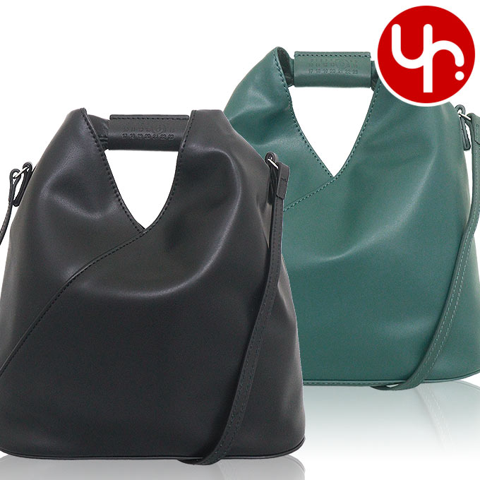 MM6 Maison Margiela ブラックフェイクレザー バッグ 国内即発】MM6 MAISON MARGIELA JAPANESEフェイクレザートート