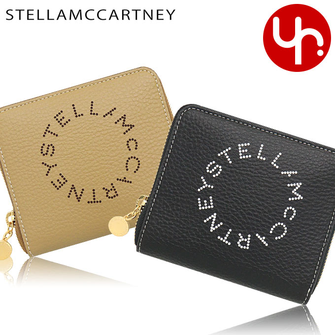 ステラマッカートニー STELLA McCARTNEY 財布 二つ折り財布 7P0009 WP0057 ロゴ エンボスド グレイン マット フェイクレザー ウォレット レディース