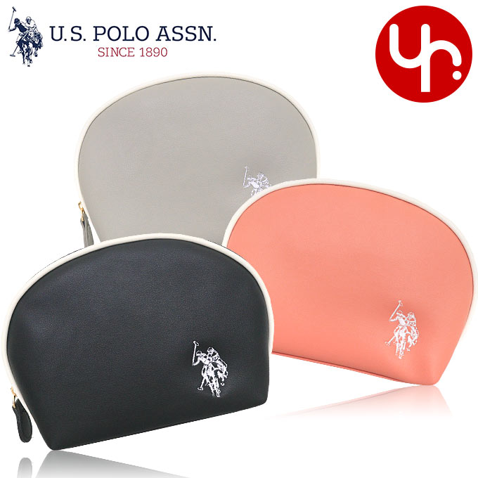 Yahoo! Yahoo!ショッピング(ヤフー ショッピング)ユーエスポロアッスン U.S.POLO ASSN. 小物 ポーチ USPA-2637 PUレザー ラウンド ミニ ポーチ レディース