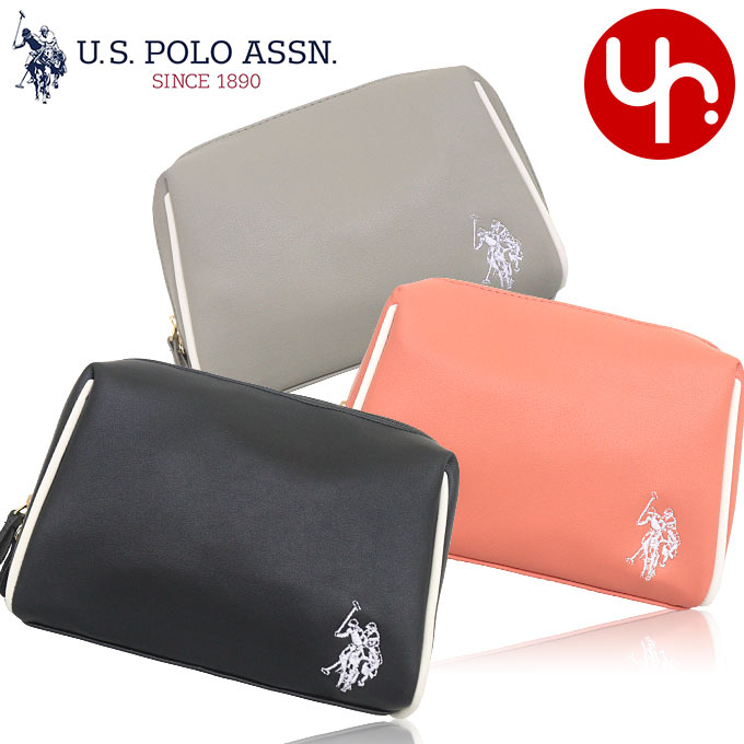 Yahoo! Yahoo!ショッピング(ヤフー ショッピング)ユーエスポロアッスン U.S.POLO ASSN. 小物 ポーチ USPA-2667 PUレザー オーバル ポーチ レディース