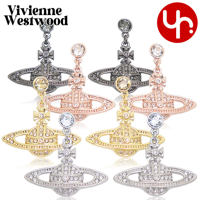 Yahoo! Yahoo!ショッピング(ヤフー ショッピング)ヴィヴィアン ウエストウッド Vivienne Westwood アクセサリー ピアス 62020025 ミニ バス レリーフ ドロップ オーブ ラインストーン レディース