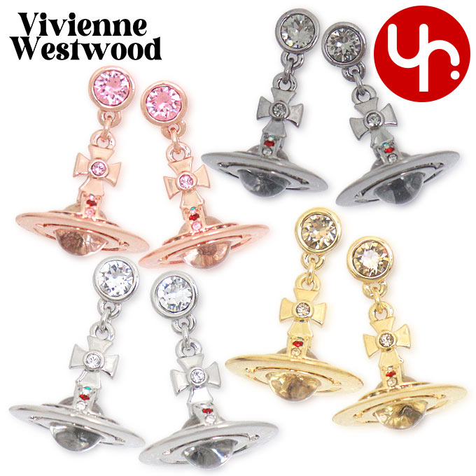Yahoo! Yahoo!ショッピング(ヤフー ショッピング)【72時間限定ポイント10％】ヴィヴィアン ウエストウッド Vivienne Westwood アクセサリー ピアス 62020032 プチ オーブ ラインストーン ピアス レデ