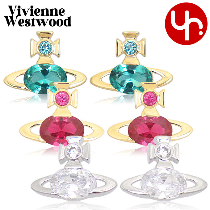 Yahoo! Yahoo!ショッピング(ヤフー ショッピング)【24時間限定ポイント10％】ヴィヴィアン ウエストウッド Vivienne Westwood アクセサリー ピアス 6201034P アリー キュービック ジルコニア ピアス