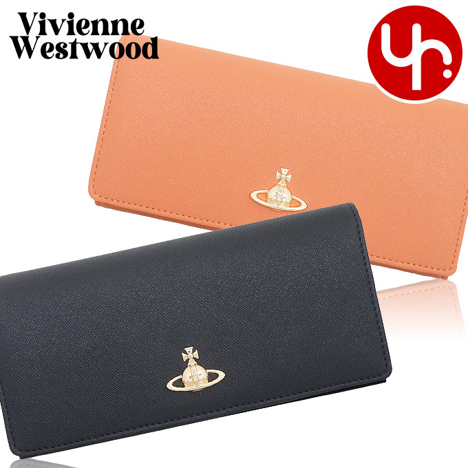 Vivienne Westwood 長財布 ヴィーガン レザー サフィアーノ Vivienne Westwood 長財布 ヴィーガン レザー サフィアーノ