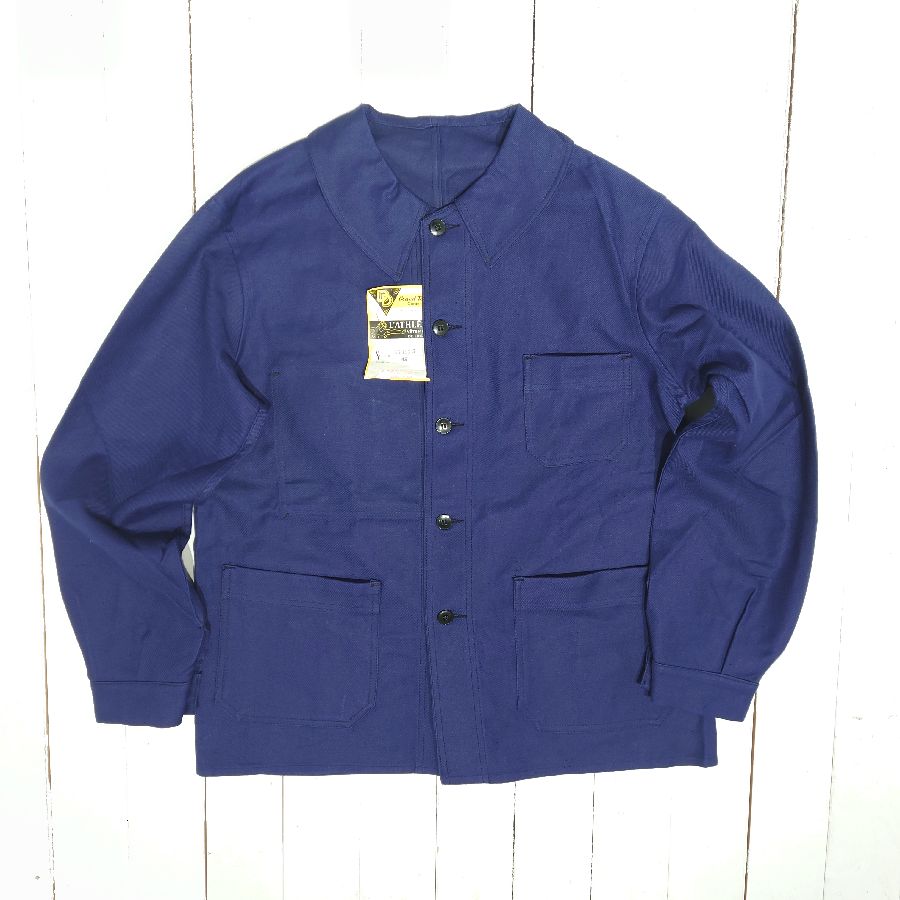 VINTAGE（ビンテージ）50s〜60s DEADSTOCK FRENCH WORK JACKET（デッドストック  フレンチワークジャケット）COVERALL（カバーオール）48 L´ATHLETE