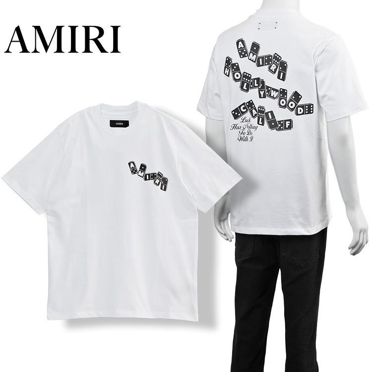 AMIRI（アミリ） Tシャツ DOMINO TEE AMTOJR1023-100 WHITE 2026プレ