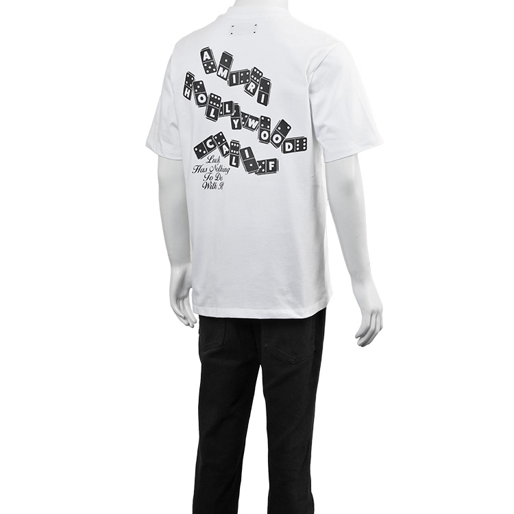 AMIRI（アミリ） Tシャツ DOMINO TEE AMTOJR1023-100 WHITE 2026プレ