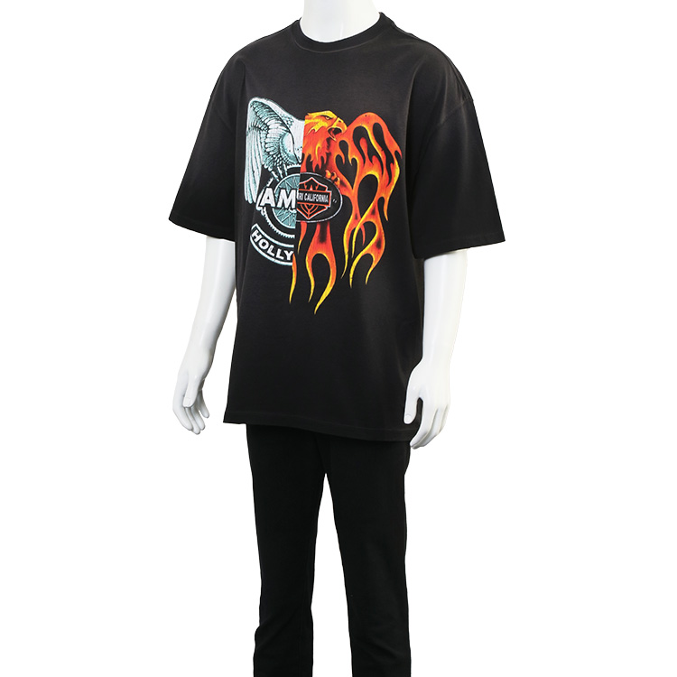 AMIRI(アミリ) Tシャツ SPLICED LOGO TEE AMTOJR1043-001 BLACK AMIRI(アミリ) Tシャツ SPLICED LOGO TEE AMTOJR1043-001 BLACK