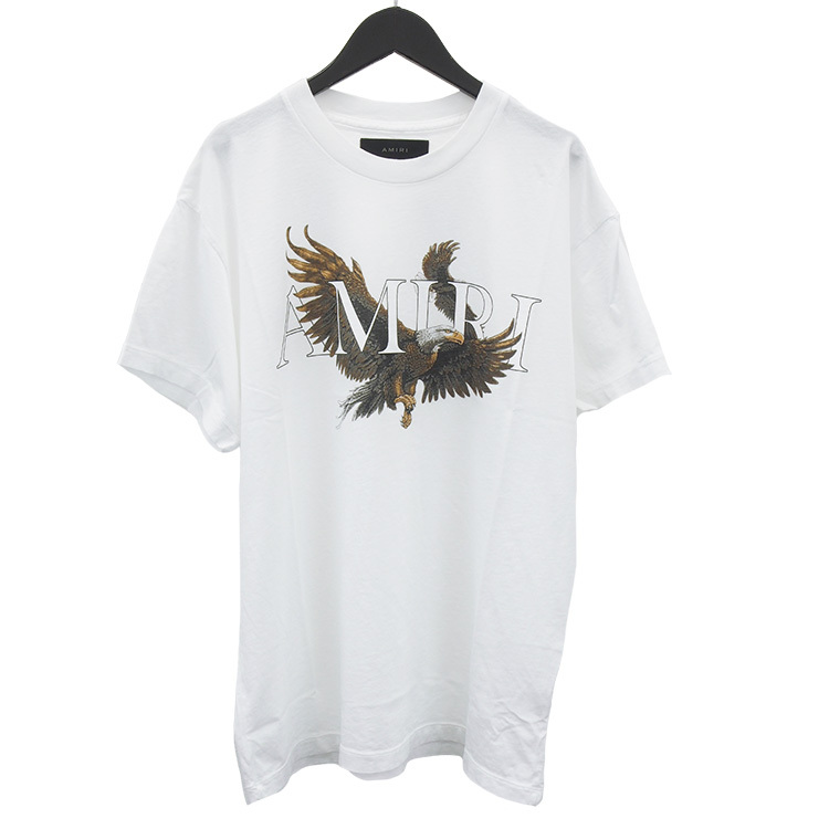 国内正規 18SS AMIRI アミリ ネオンイエロー ロゴ Tシャツ-