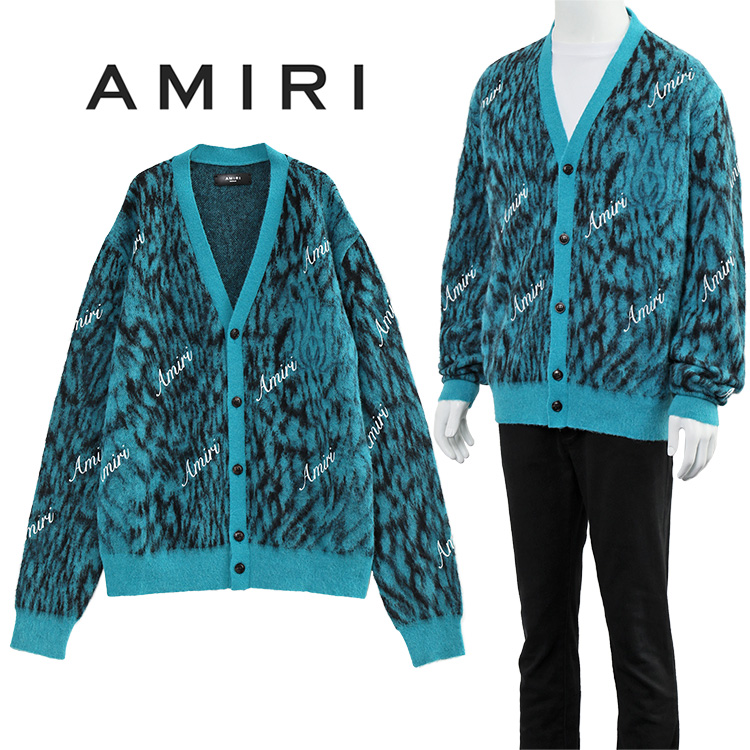 アミリ AMIRI カーディガン PF23MKC001-524 AQUA