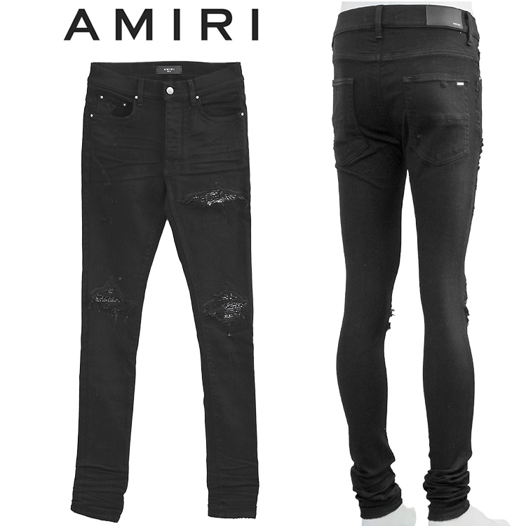 アミリ AMIRI MX1 バンダナ ジーンズ ブラックデニム PXMDS154-018 BLACK OD