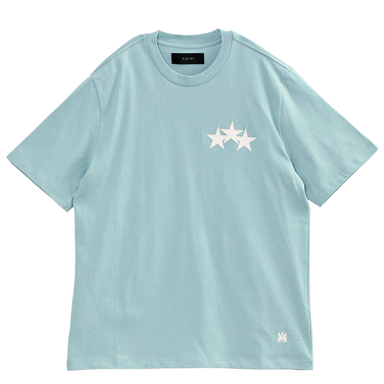 AMIRI アミリ Tシャツ THREE STAR TEE AMJYTE1148-OCEAN SKY