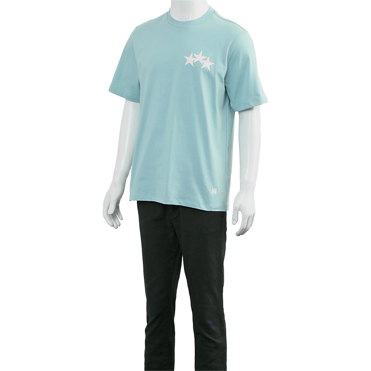 AMIRI アミリ Tシャツ THREE STAR TEE AMJYTE1148-OCEAN SKY
