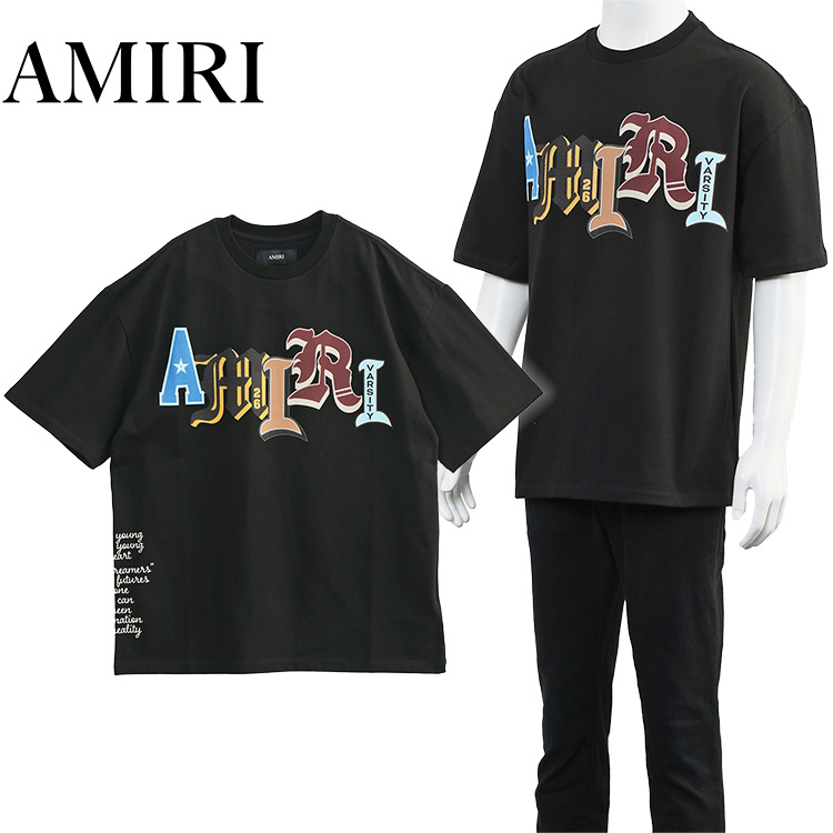 AMIRI（アミリ） AMIRI Tシャツ VARSITY PATCH OVER SIZED AMTOJR1006