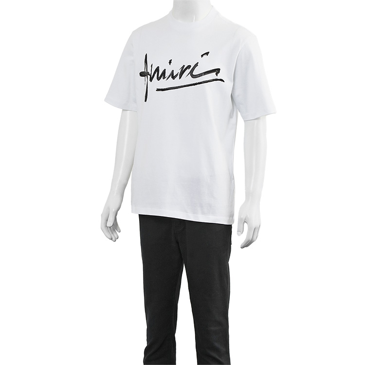 AMIRI（アミリ） スクリプト ロゴ Tシャツ イージーフィット SCRIPT