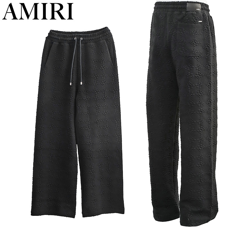 AMIRI(アミリ) MA QUAD 総柄 ワイド スウェットパンツ メンズ AMIRI(アミリ) MA QUAD 総柄 ワイド スウェットパンツ メンズ