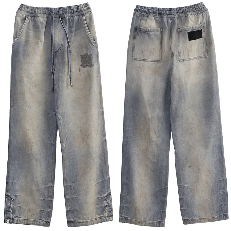 アミリ AMIRI リラックス バギー ジーンズ AMBMJE1012-563 PERFECT ANTIQUE BLACKの画像