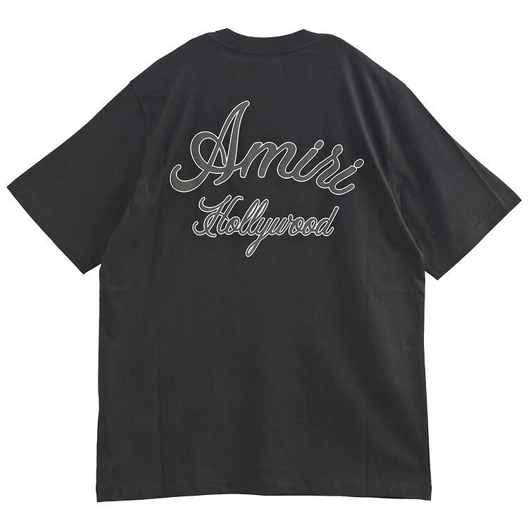アミリ ハリウッドTシャツ ブラック THE BLACK EYE PATCH ブラックアイパッチ x Liberty Walk Tee
