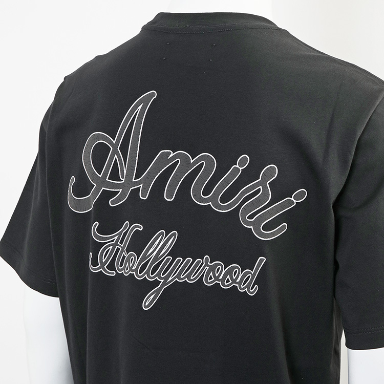 関税送料込【AMIRI】アミリ ブラック Hollywood ベビーTシャツ Amiri Hollywood t-shirt AMIRI Nero | Grifo210