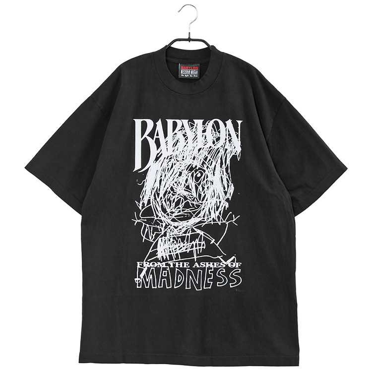 バビロン エルエー Babylon LA Tシャツ ASHES OF MADNESS T-SHIRT B22P101003-BLACK｜importbrand-jp｜02