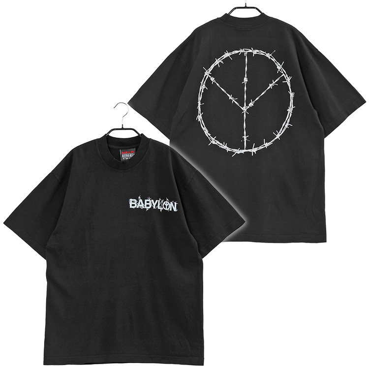 バビロン エルエー Babylon LA Tシャツ BARBED WIRE T-SHIRT B22P...