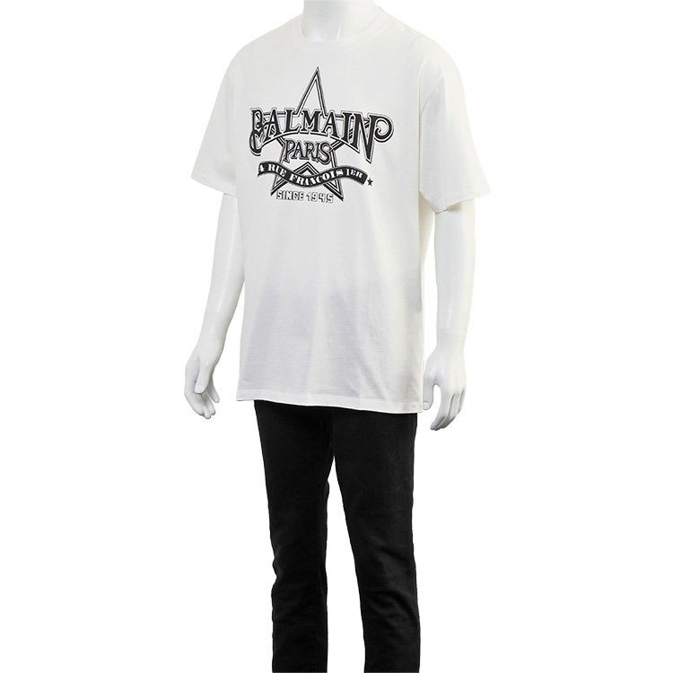 BALMAIN（バルマン） スター Tシャツ CH1EG000GD29-GAB : IMPORTBRAND 